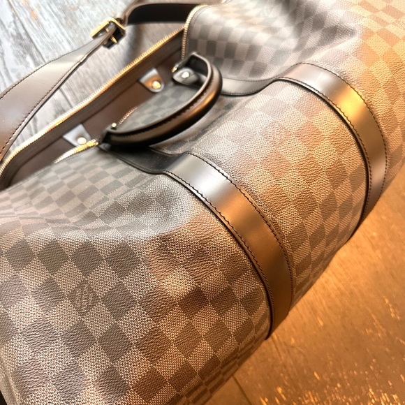 LOUIS VUITTON Damier Graphite Keepall Bandouliere 45 - Picture 13 of 16